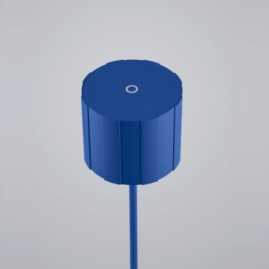 Lampada da tavolo ricaricabile da esterno led 3w cct 2300k 4000k ip44 moderna blu