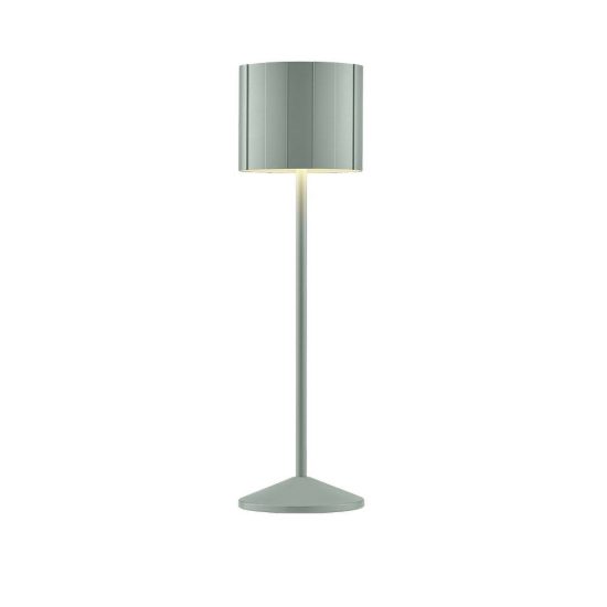 Lampada da tavolo ricaricabile da esterno led 3w cct 2300k 4000k ip44 moderna verde