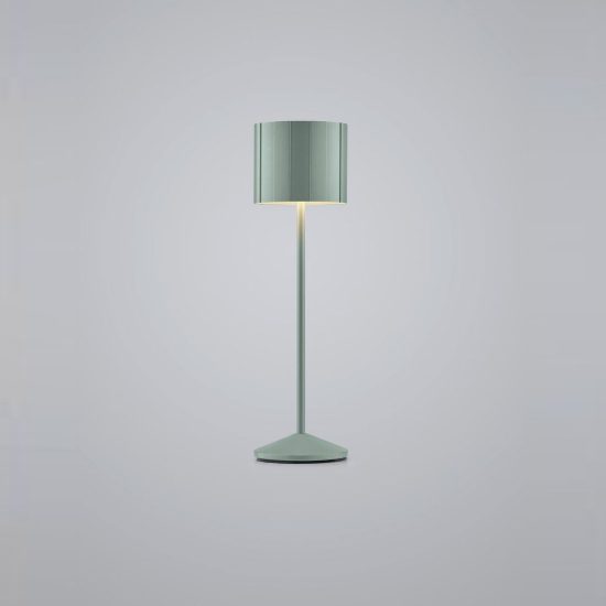 Lampada da tavolo ricaricabile da esterno led 3w cct 2300k 4000k ip44 moderna verde