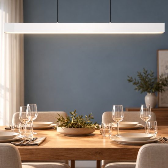 Lampadario per cucina led cct 2700k 6000k dimmerabile  bianco maytoni euphoria