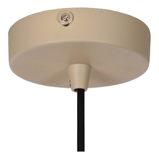 Lampadario a sospensione 7 luci per soggiorno moderno tortora led 22w 2700k
