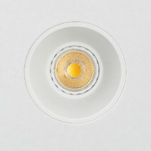 Faretto da incasso isyluce rotondo bianco per controsoffitto