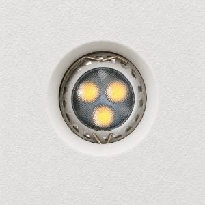 Faretto rotondo gesso da incasso controsoffitto