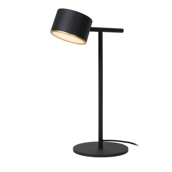 Lampada da scrivania per studio contemporanea nero led 9w 2700k touch dimmer