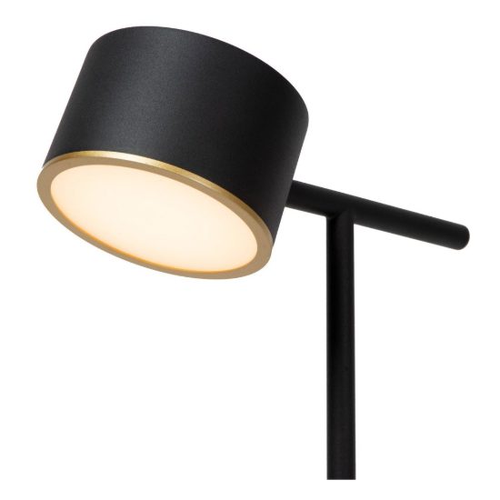 Lampada da scrivania per studio contemporanea nero led 9w 2700k touch dimmer