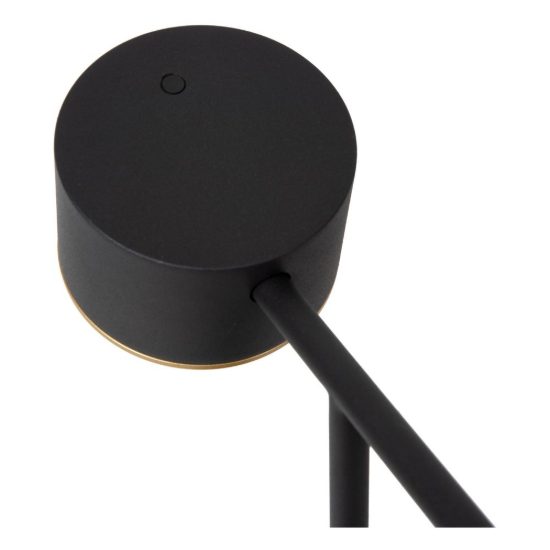 Lampada da scrivania per studio contemporanea nero led 9w 2700k touch dimmer