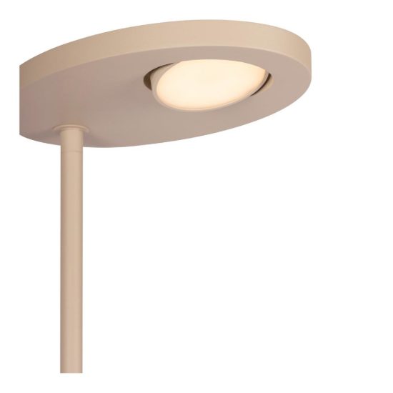 Lampada da terra con luce da lettura per salotto tortora led 27w cct 2700k 3300k 4000k dimmerabile