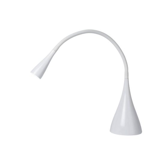 Lampada da scrivania con braccio flessibile per studio moderna bianco led 4w 3000k touch dimmer