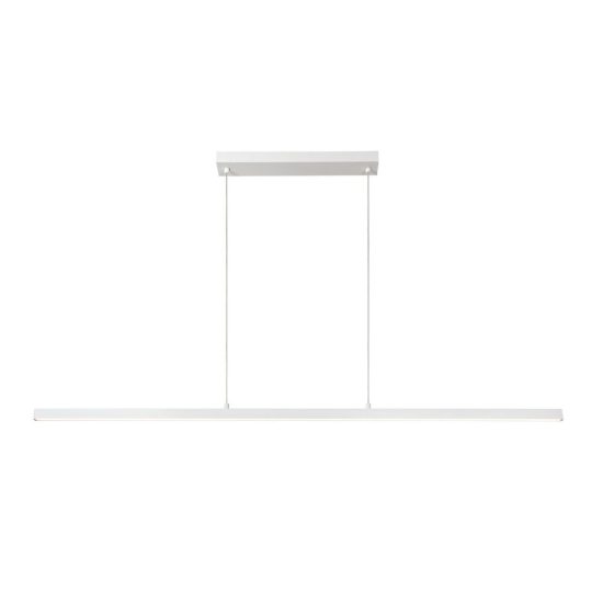 Lampadario a barra lineare grande per salotto moderno bianco led 36w 2700k