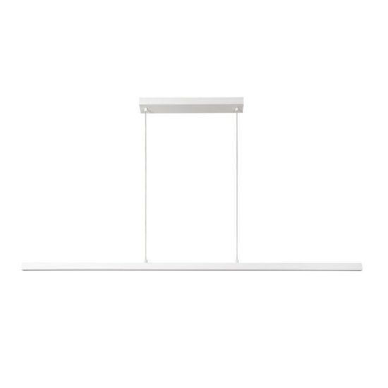 Lampadario a barra lineare grande per salotto moderno bianco led 36w 2700k