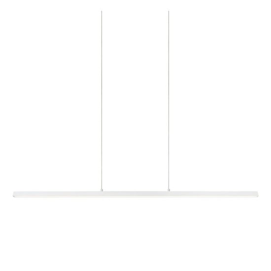 Lampadario a barra lineare grande per salotto moderno bianco led 36w 2700k