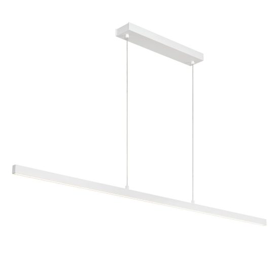 Lampadario a barra lineare grande per salotto moderno bianco led 36w 2700k