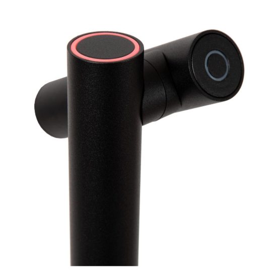 Piantana per soggiorno moderna nero led 2,2w 2700k touch dimmer ip54 ricaricabile
