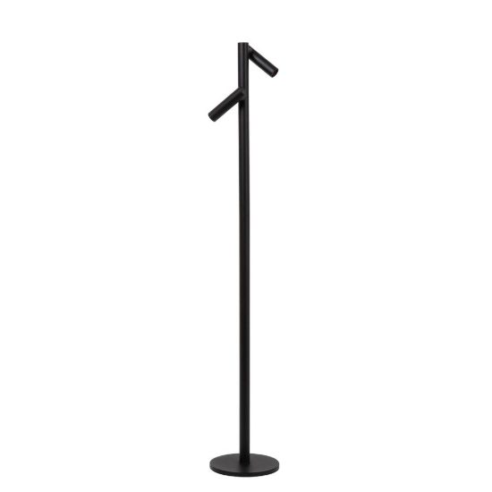 Lampada da terra per soggiorno moderna nero led 4,4w 2700k touch dimmer ip54 ricaricabile