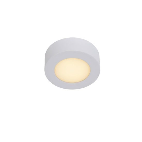 Plafoniera rotonda per bagno moderna bianco led 8w 3000k ip44