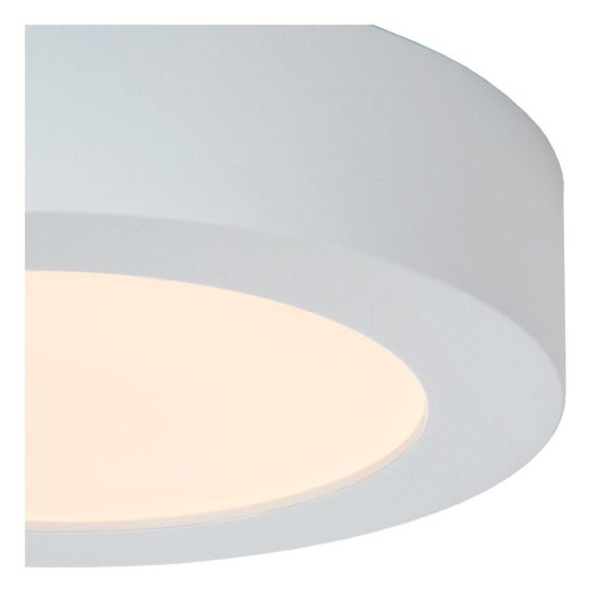 Plafoniera rotonda per bagno moderna bianco led 12w 3000k ip44