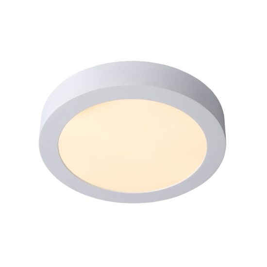 Plafoniera rotonda per bagno moderna bianco led 15w 3000k ip44