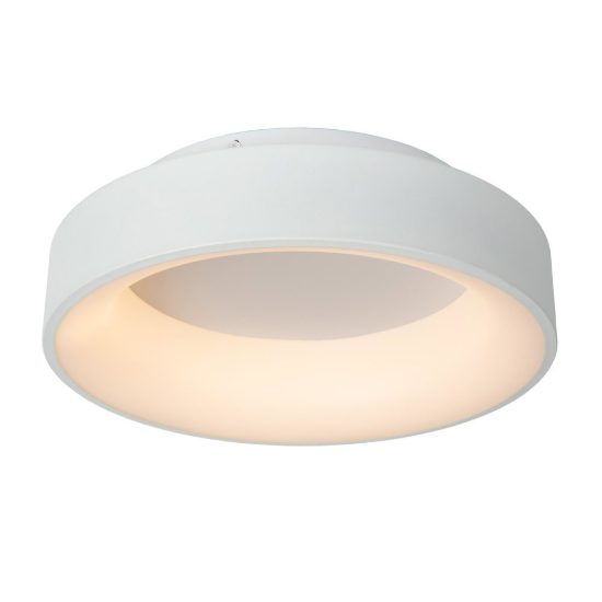 Plafoniera rotonda moderna bianco led 22w 2700k