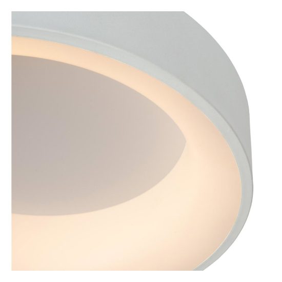 Plafoniera rotonda moderna bianco led 22w 2700k