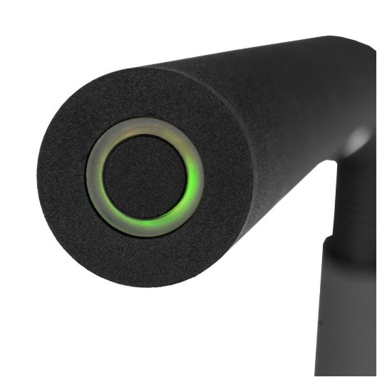 Piantana da lettura per soggiorno moderna nero led 6w 2700k touch dimmer ricaricabile