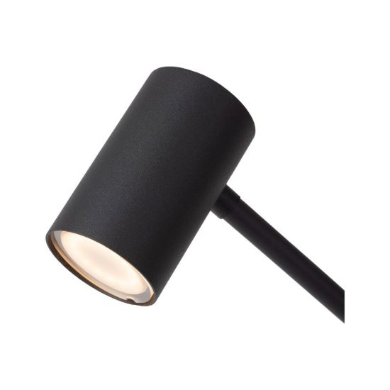 Piantana per soggiorno moderna nero led 3w 2700k dimmerabile ricaricabile