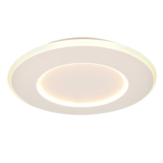 Plafoniera rotonda extrapiatta moderna bianco led 24w 2700k dimmerabile