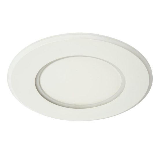 Plafoniera rotonda extrapiatta moderna bianco led 24w 2700k dimmerabile