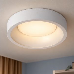 Plafoniera rotonda moderna bianco led 20w 3000k
