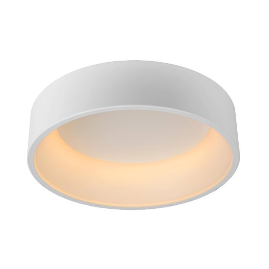 Plafoniera rotonda per camera da letto moderna bianco led 30w 3000k