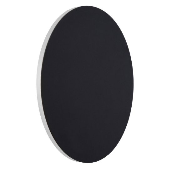 Plafoniera rotonda moderna nero led 9w 3000k