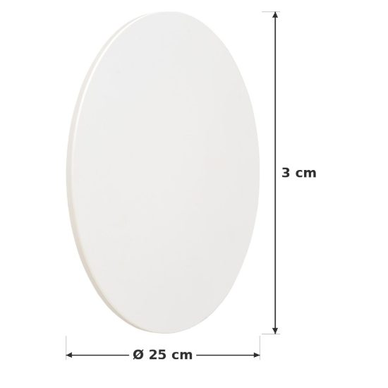Plafoniera rotonda moderna bianco led 9w 3000k