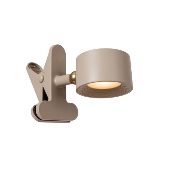 Lampada da scrivania contemporanea tortora led 3,5w cct 2700k 5700k con telecomando ricaricabile