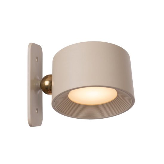 Lampada da scrivania contemporanea tortora led 3,5w cct 2700k 5700k con telecomando ricaricabile