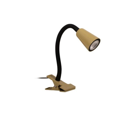 Lampada a pinza conica per studio moderna verde nero