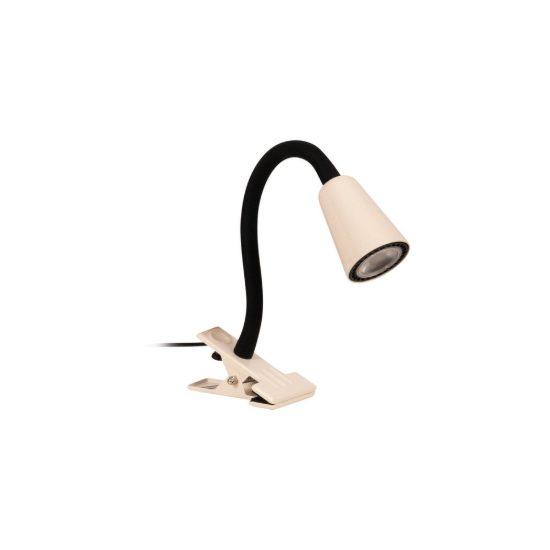 Lampada a pinza conica per studio moderna crema