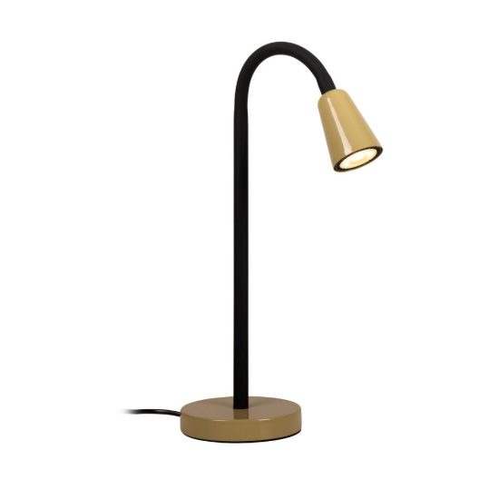 Lampada da scrivania conica per studio moderna verde nero