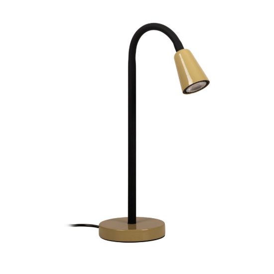 Lampada da scrivania conica per studio moderna verde nero