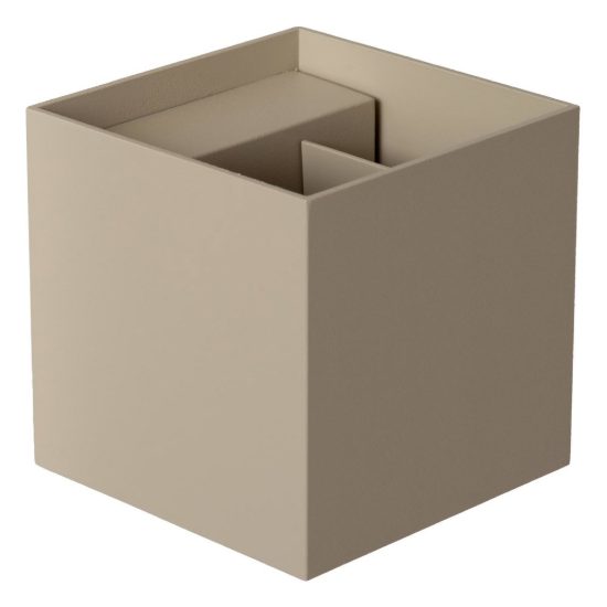 Applique quadrata per bagno moderna tortora led 7w cct 2200k 2700k 3000k ip54