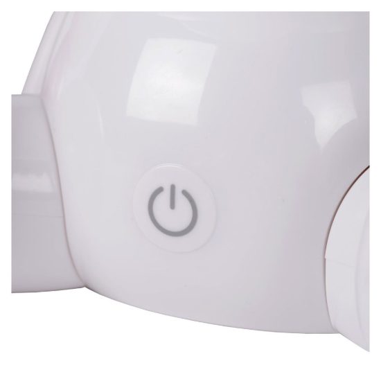 Lampada da comodino abat-jour per cameretta bambini bianco led 3w 4000k a forma di orsetto