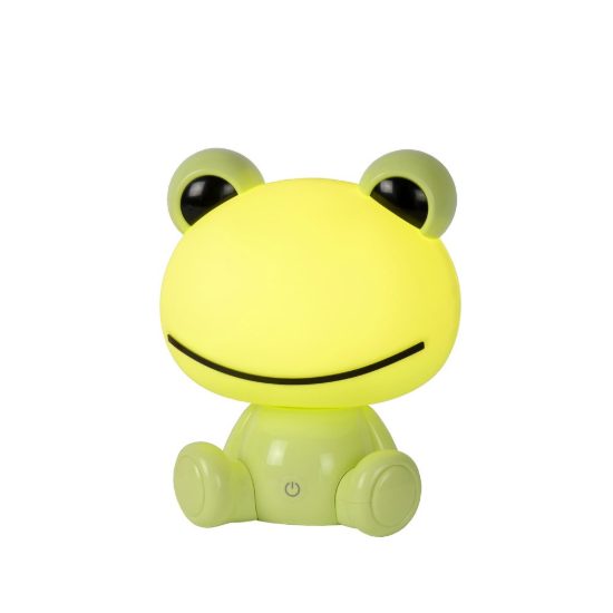 Lampada da comodino abat-jour per cameretta bambini verde led 9w 4000k dimmerabile a forma di rana