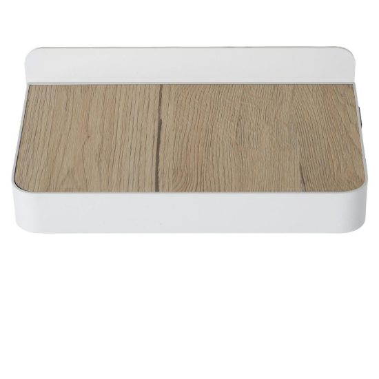 Applique per comodino camera da letto rettangolare moderna bianco led 6w 3000k