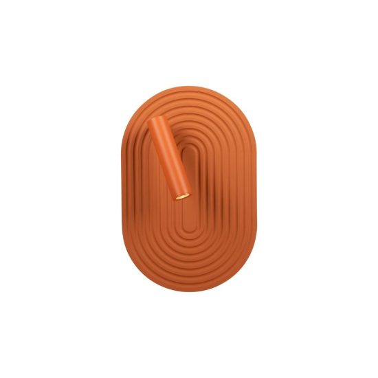 Applique per comodino camera da letto ovale moderna terracotta led 12,6w 2700k