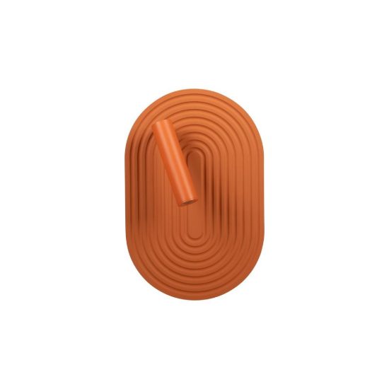 Applique per comodino camera da letto ovale moderna terracotta led 12,6w 2700k