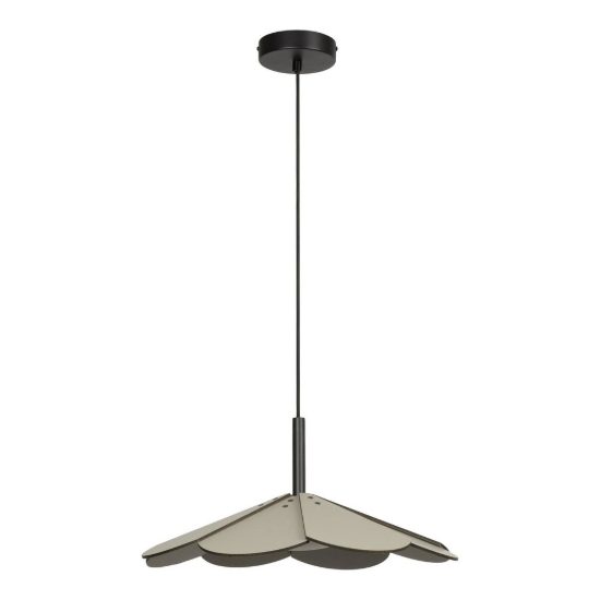 Lampadario a sospensione a petali per sala da pranzo moderno verde led 9w 2700k