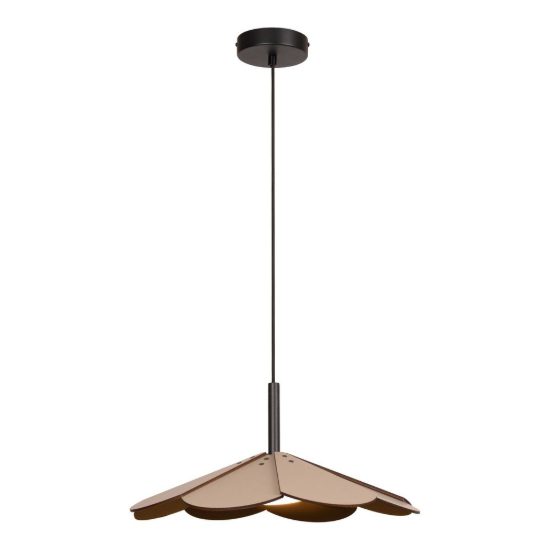 Lampadario a sospensione a petali per sala da pranzo moderno tortora led 9w 2700k