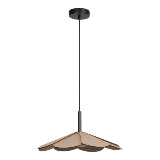 Lampadario a sospensione a petali per sala da pranzo moderno tortora led 9w 2700k