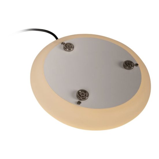 Abat-jour rotondo per comodino moderno verde led 9w 3000k