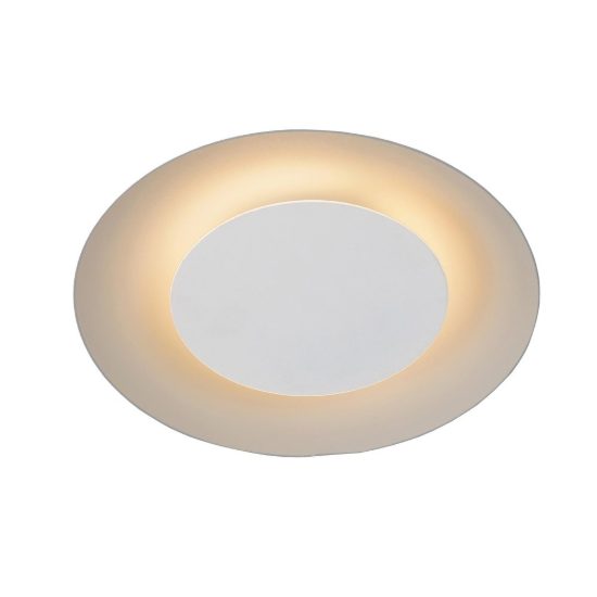 Plafoniera rotonda moderna bianco led 6w 2700k