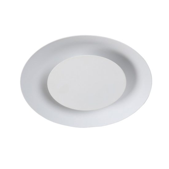 Plafoniera rotonda moderna bianco led 6w 2700k
