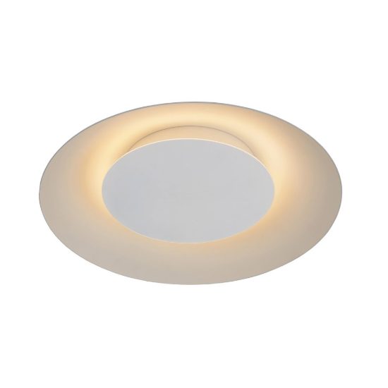 Plafoniera rotonda moderna bianco led 12w 2700k